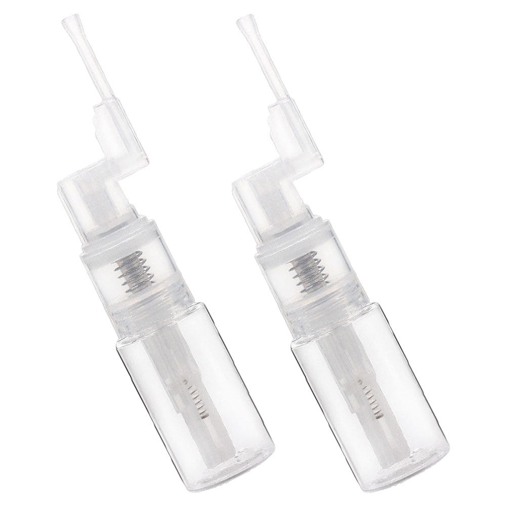Misting Bottle Fine - 2個入りスプレーボトル ポータブル 分離式 透明 ペット用パウダーディスペンサー 旅行用パウダーコンテナ