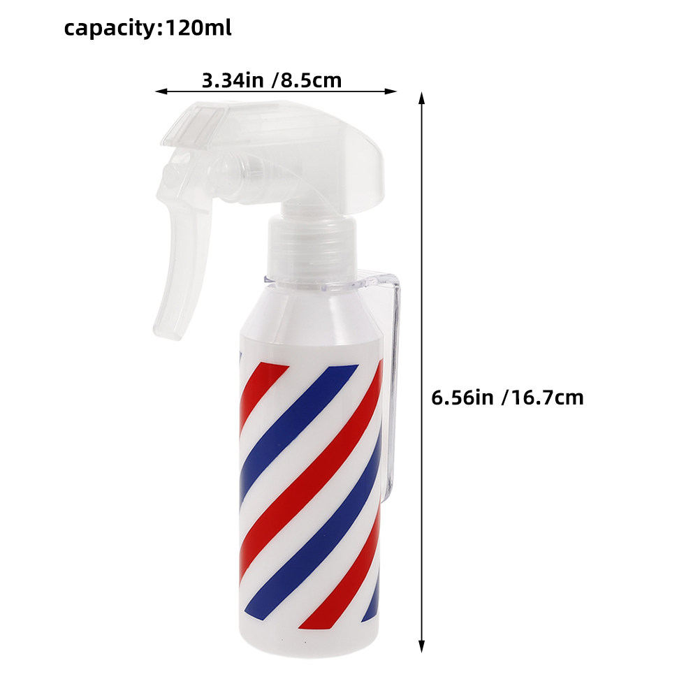 2個入りヘアスタイリングスプレーボトル 赤青ストライプ 12 - Misting Bottle Fine のレビューと価格